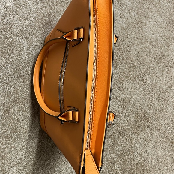 Guess Korry tote- Sun-kissed Orange/Gold hardware - NWT - Picture 7 of 13